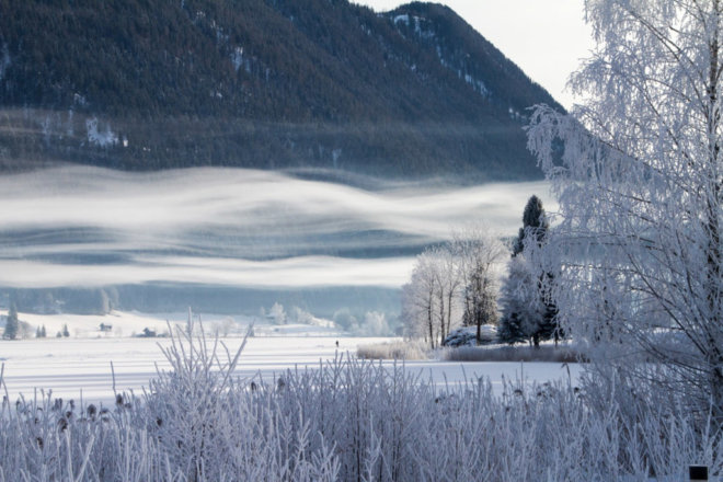 Winterlandschaft am Weissensee